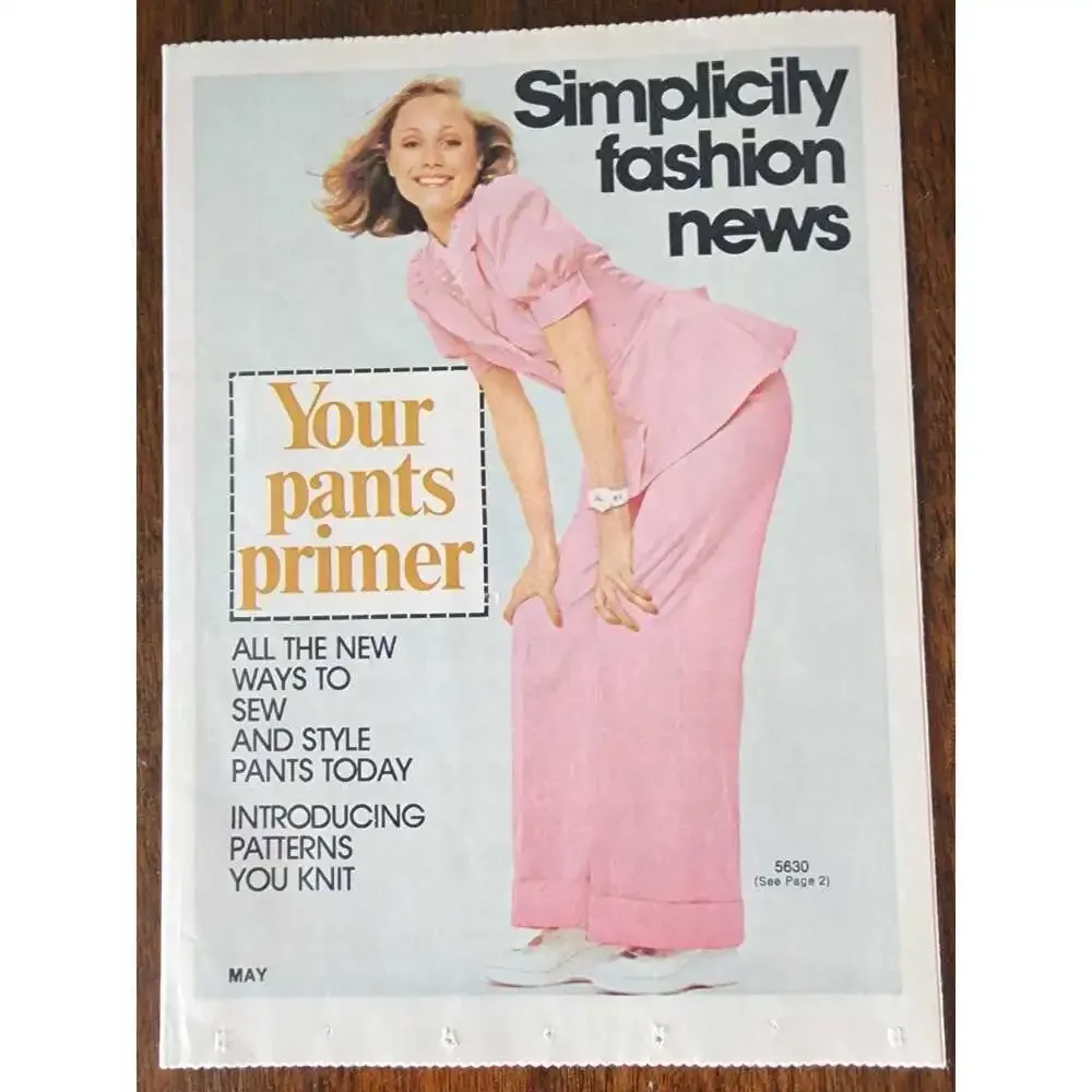 Vintage Simplicity Fashion News Mini Catalogs Early 1970's Lot of 4